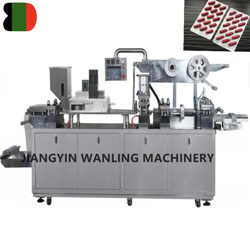 DDP HJF automatic honey softgel capsule medicine tablet capsule blister packing package packaging machine price