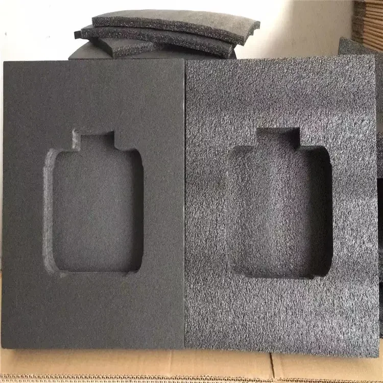 High density Customized Protective ESD Packing IXPE Conductive Foam Gift Box Insert Foam