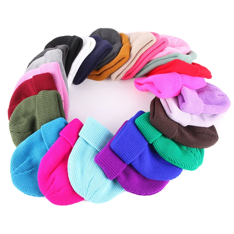 New style unisex knitted custom winter hats Custom Your Own Logobeanie hats