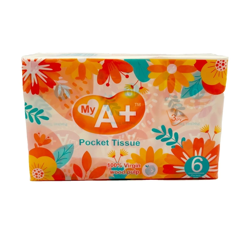 pocket tissue design custom soft tissue paper cheap facial tissue