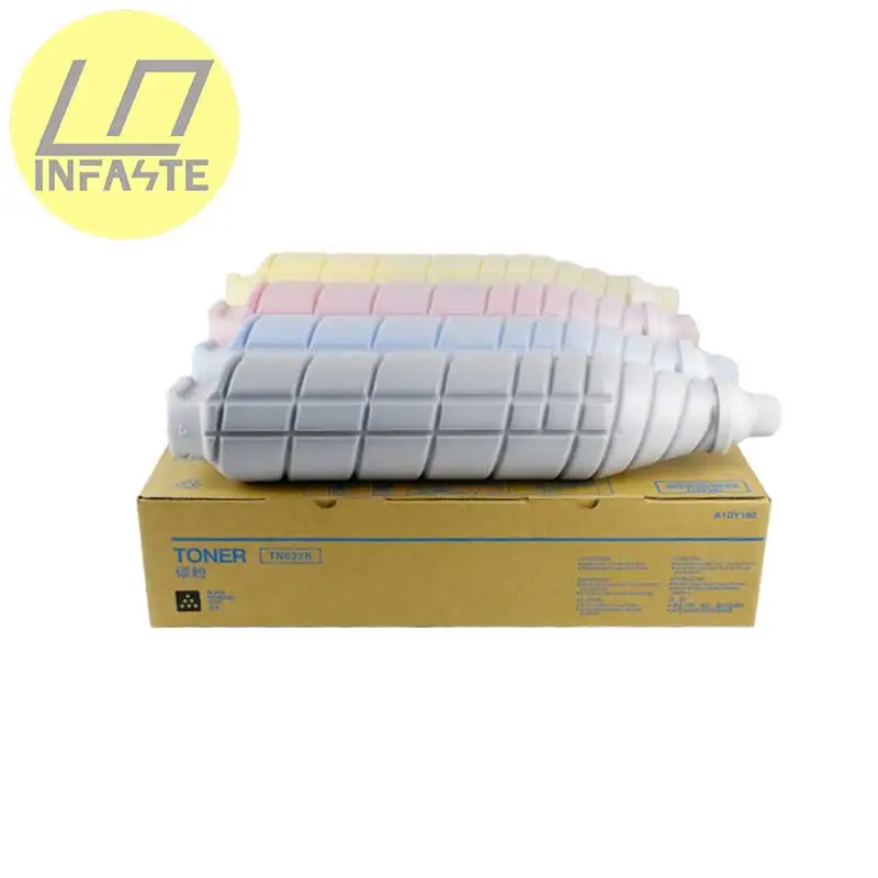 compatible 4-Color TN622 Toner Cartridge for Konica Minolta Bizhub PRESS C1085 1100 6085 6100
