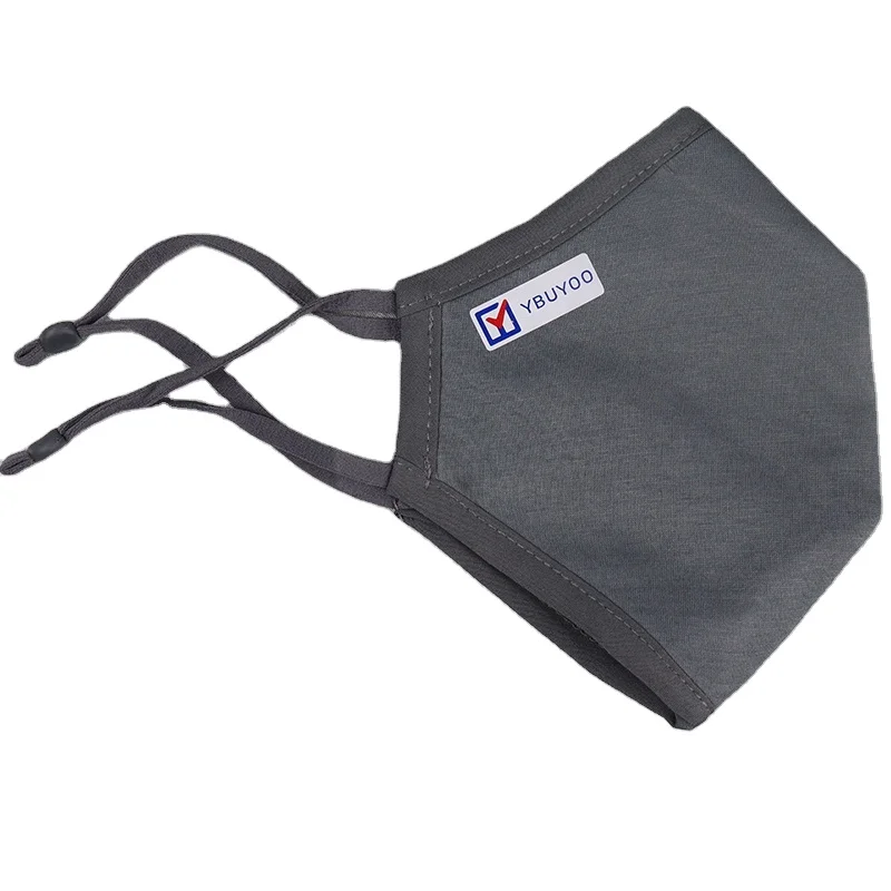 Factory wholesale well design ptfe nano ffp2rd 3D quality solid color face mask fast delivery adjustable face mask