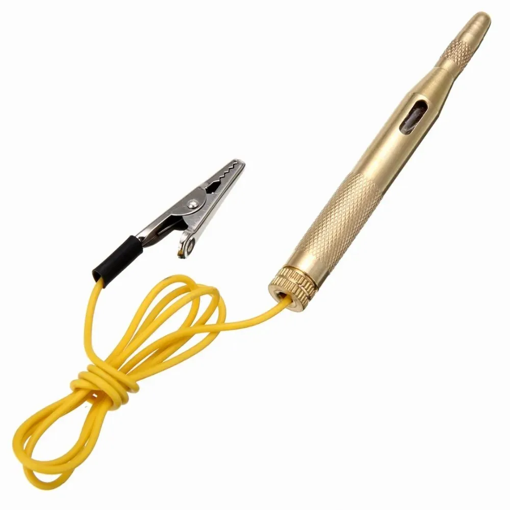 6V 12V 24V Car Light Tester Lamp DC Voltage Tester Circuit Copper Auto Test Pen Detector Probe Light System Test Probe Lamp