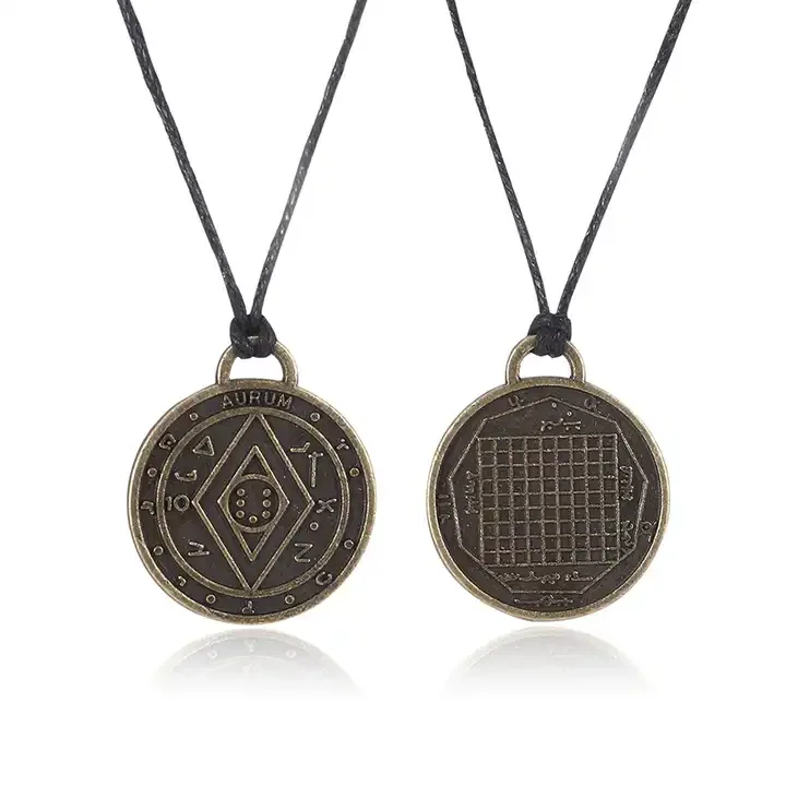 Amulet pendant Thai Coin Money Amulet  love lucky Pendant Wealth Health money Amulet Factory production