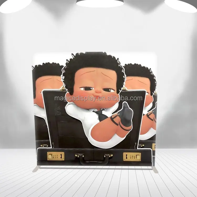 Hot Sales Trade Show Booth Display New Custom High Quality Aluminum Frame SEG Tension Fabric LED Light Box