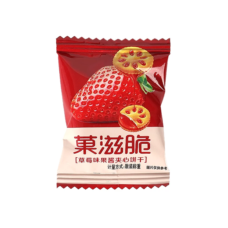 Attractive Pricing Relaxed Pleasant Pleasure Strawberry Jam Authentic Natural Sandwich Biscuits