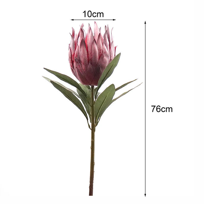 Oh Arts Hot selling artificial protea flowers Queen protea for Christmas wedding home party decor