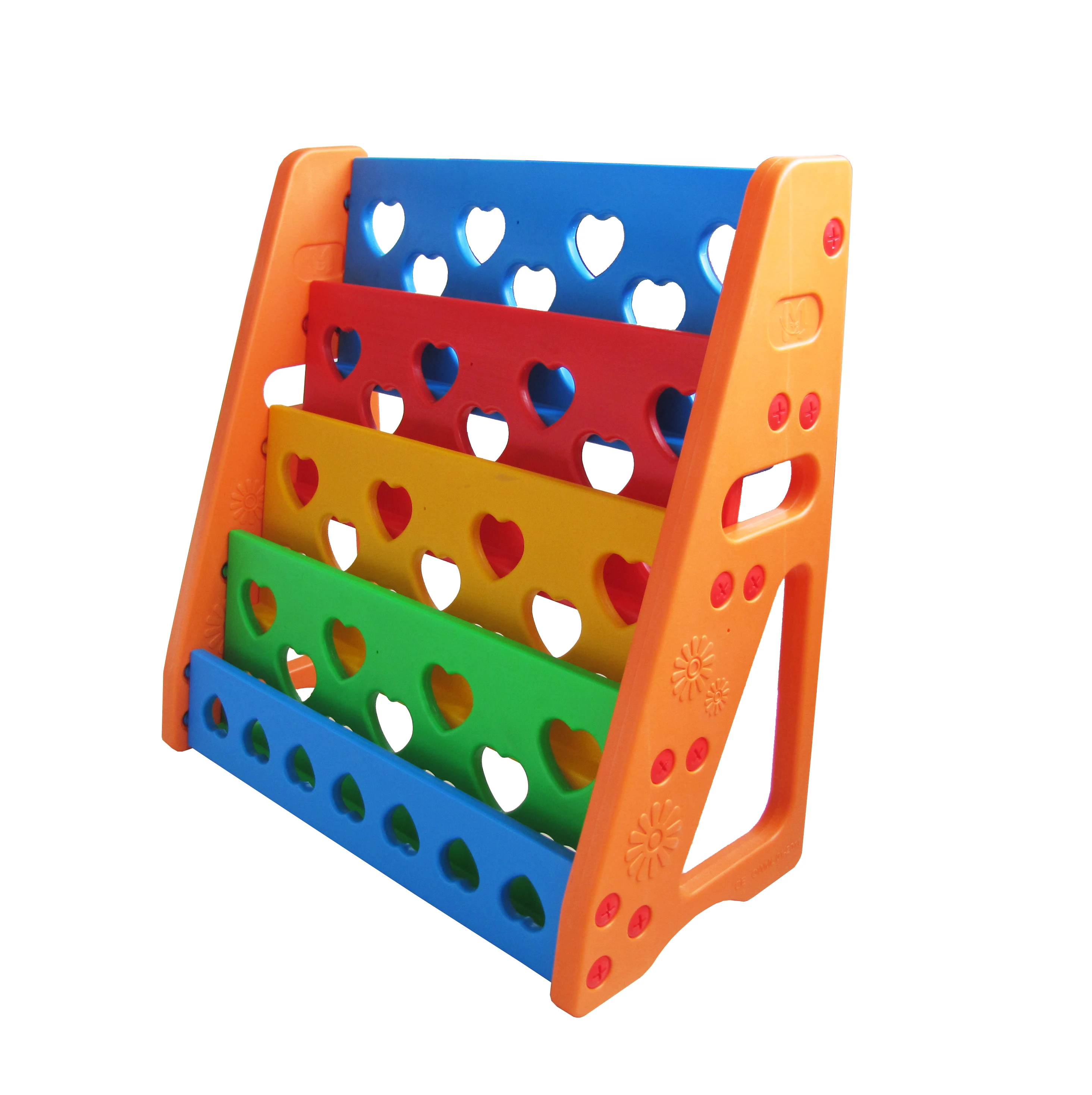 Новый дизайн, Современная портативная пластиковая детская книжная полка