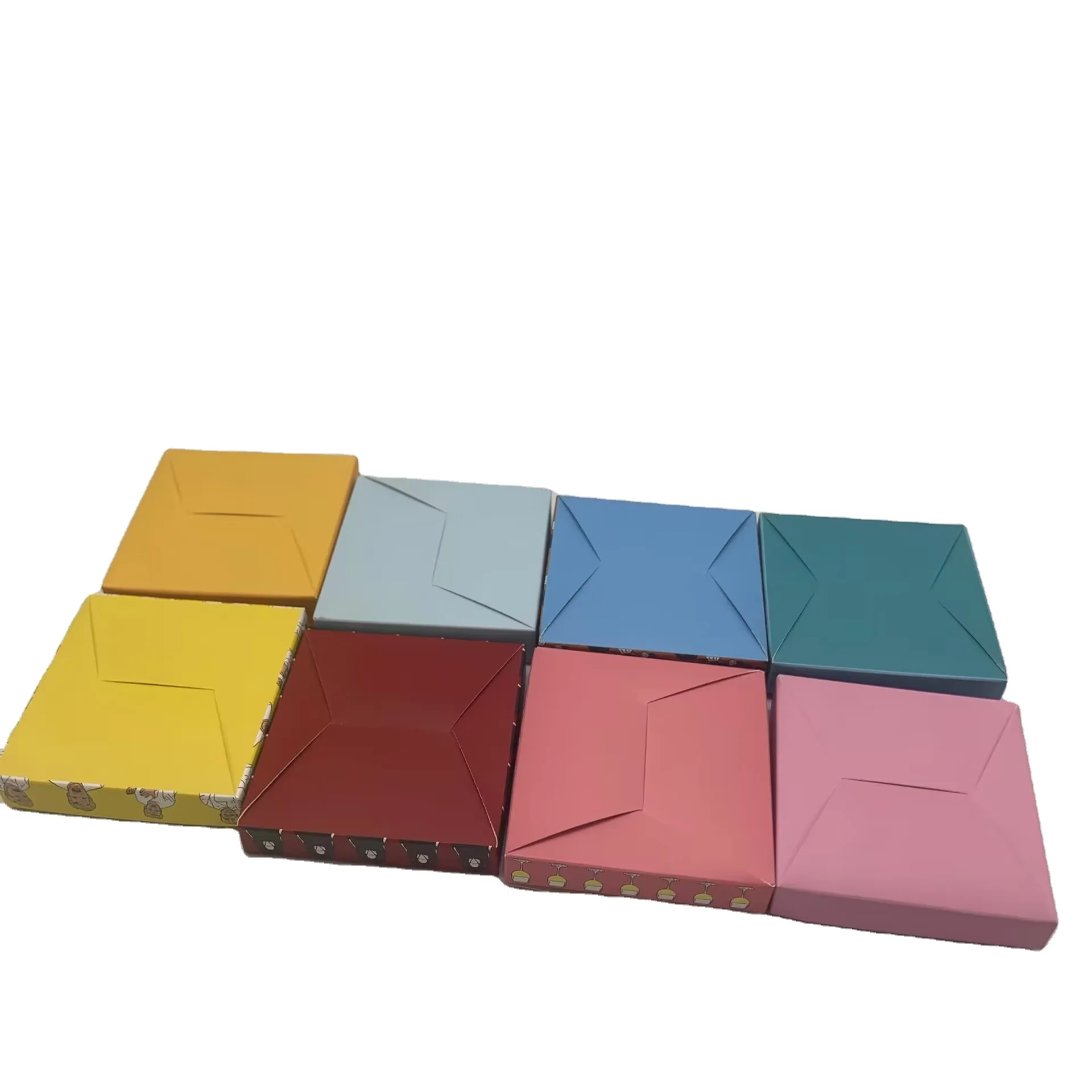 Cute Cartoon Pattern Eye shadow Package Canada Hot Sale powder Packaging Customized Wholesale Cosmetic Paper Box