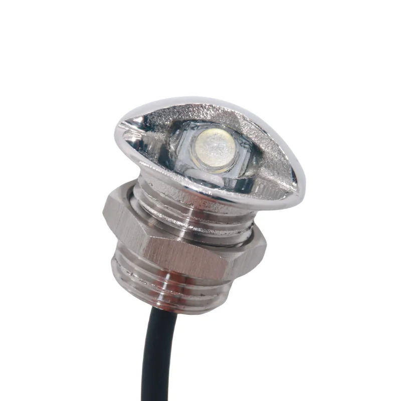 316 Stainless Steel Housing Waterproof IP678 Thru-Hull with Nut Step Corridor Under Water LED Stair Lights