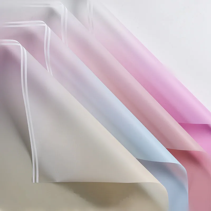 Wholesale Bouquet Korean Paper for Flowers Film Transparent Gift Wrapping Paper
