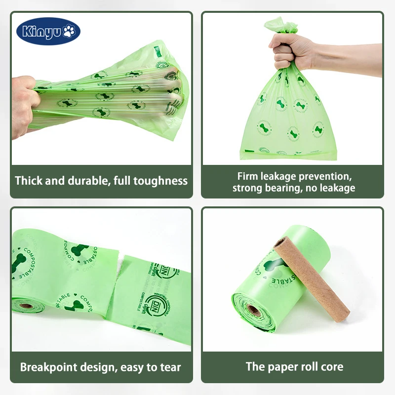Pet Cleaning Products Outdoor compostable dog toilet bags poop degradable