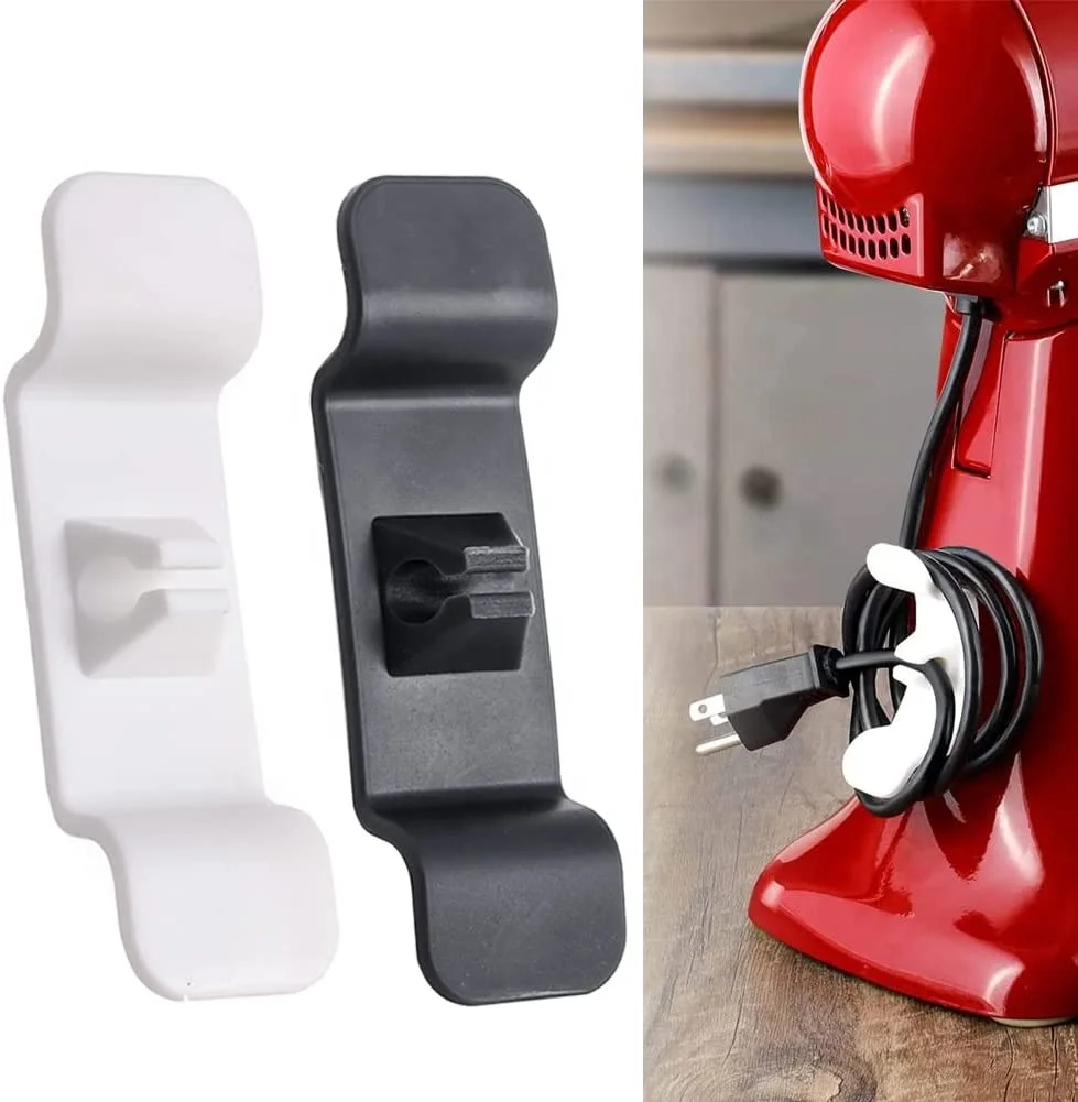 2 Pack Kitchen Appliance Cord Organizer Tidys the Traps Cord Organizer Used to Stick on Kitchen Appliances Command Cord Bundlers
