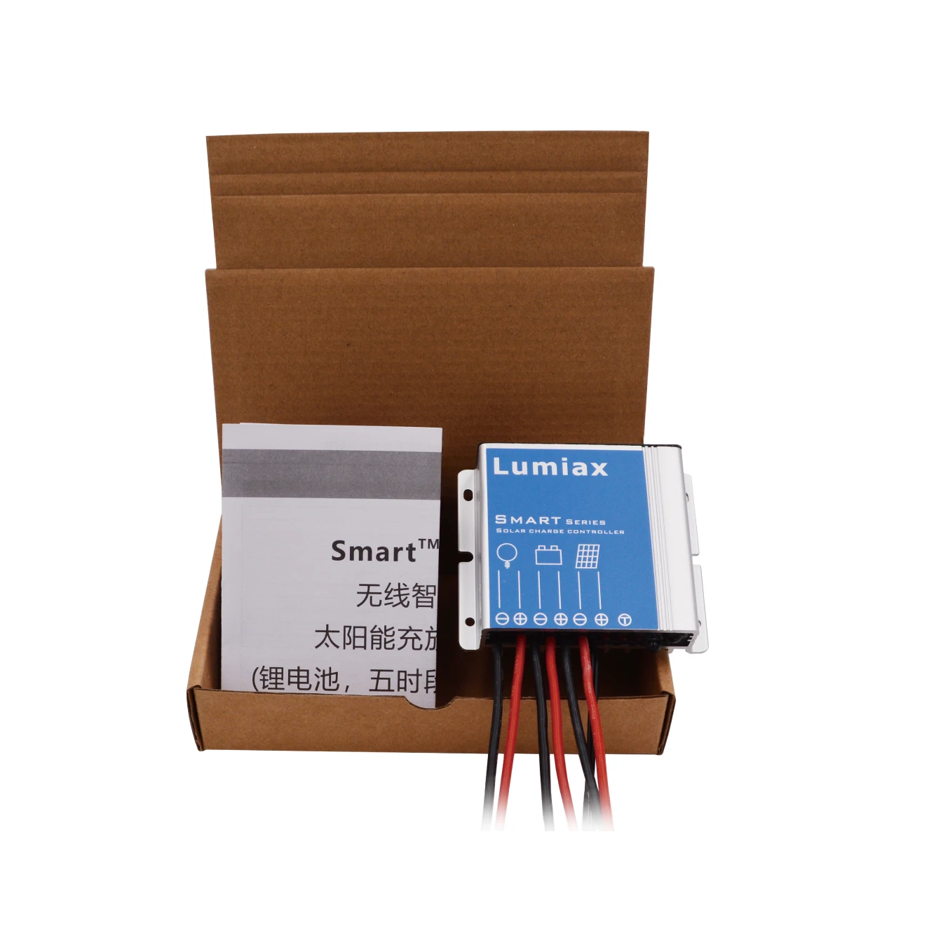 Lumiax 10A 20A PWM IP67 Solar street light Waterproof Led Display Solar Charge Controller