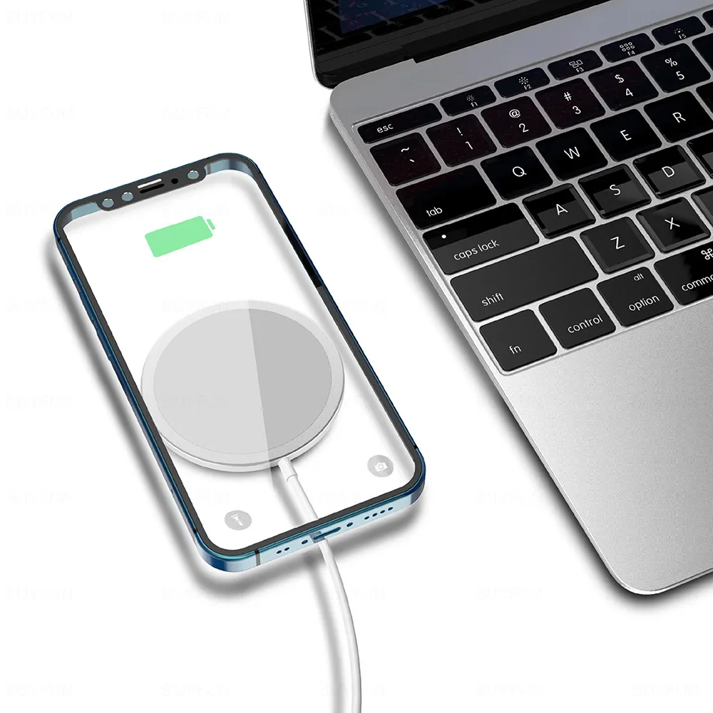 
15W for iphone 12 magnetic wireless charger qi fast wireless charger Pad for airpods for iphone magsafe wireless charger 