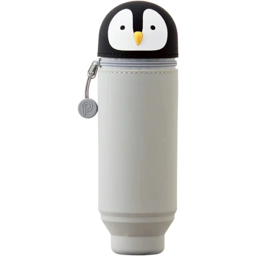 Wholesale factory price silicone push popper bubbles pop it pencil pouch simple dimple student popper pop pencil bag case