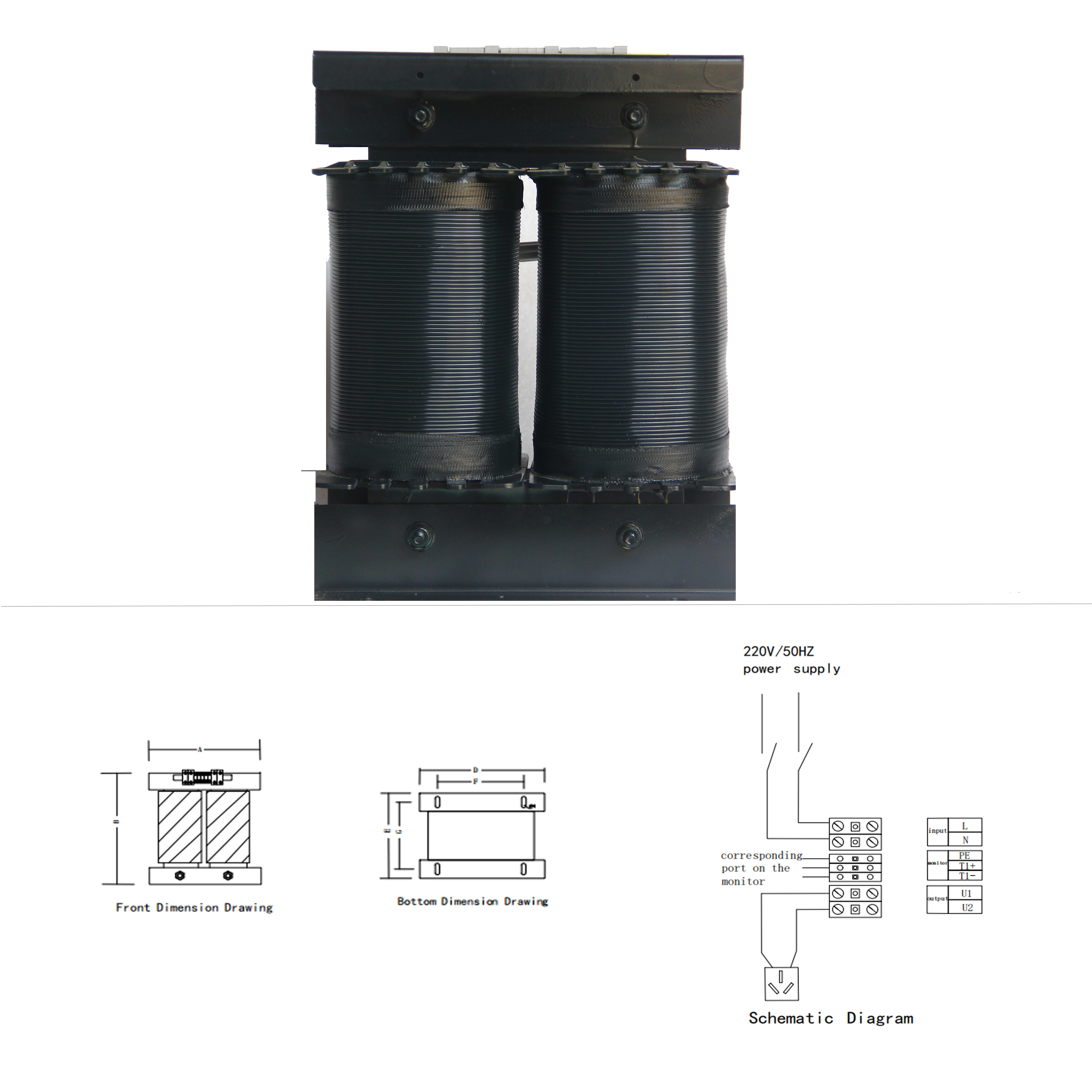 8000va Voltage Converter Transformer 220v single phase To 380v three phase transformers manufacturers