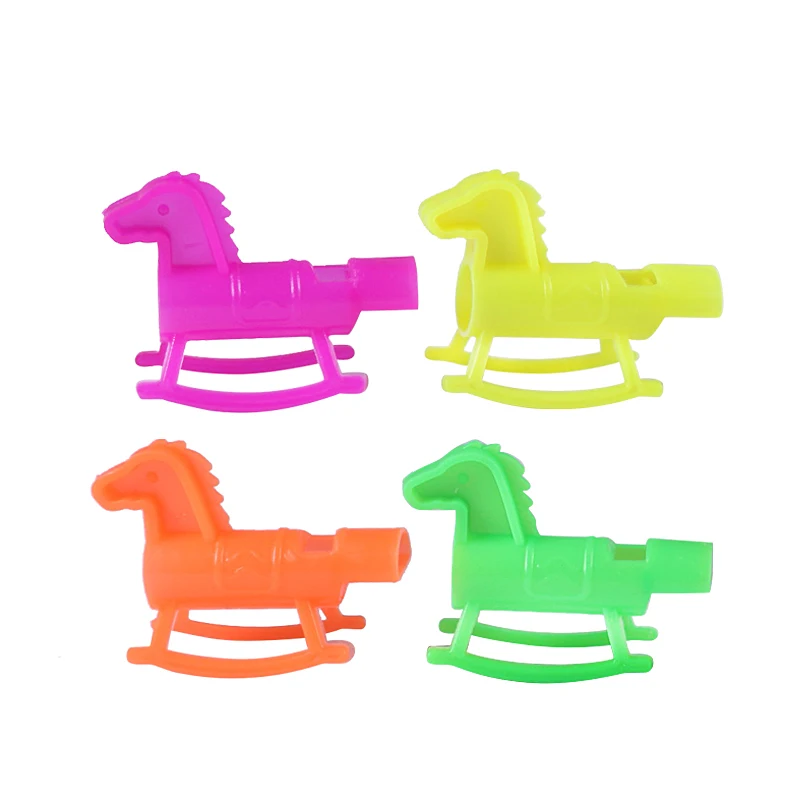 Most Popular Very Cheap Plastic Toy Horse With Whistle Smaller Toy for Promotion