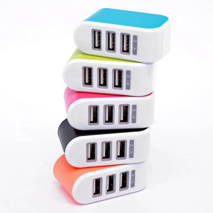  Недорогое заводское портативное зарядное устройство с 3 портами micro usb Автомобильное настенное зарядные устройства для телефонов iphone 6 7 8 plus X Xr 11 pro
