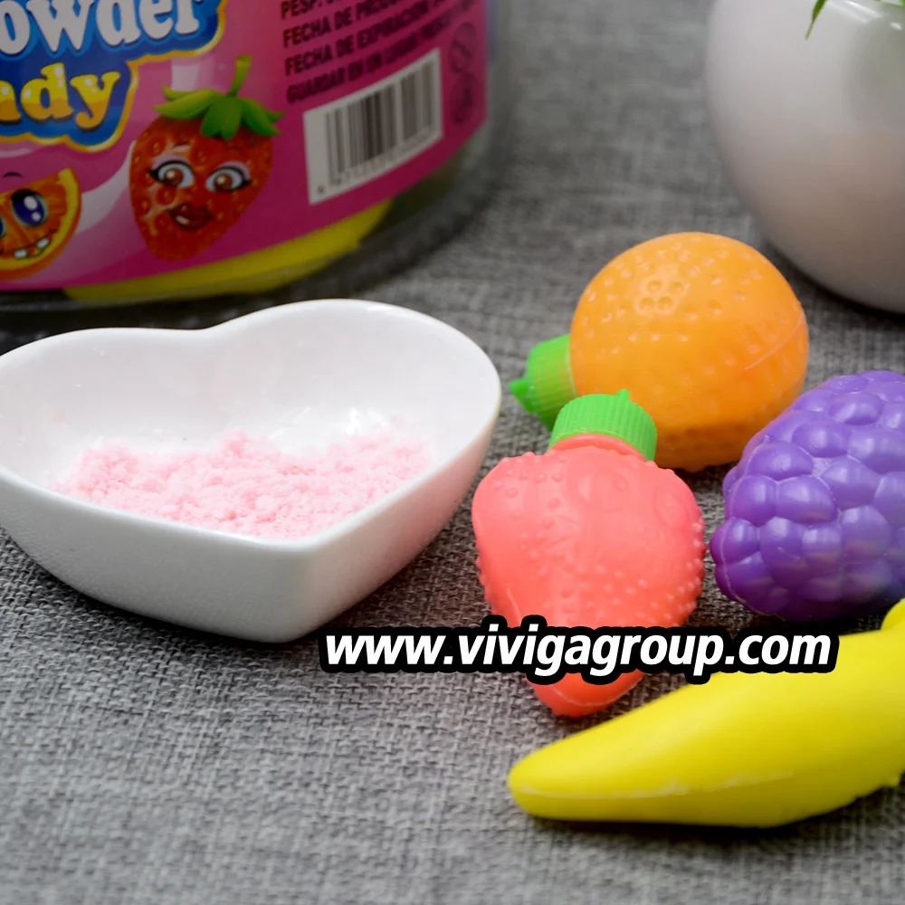Забавные конфеты в форме фруктов, Кислая пудра, конфеты, Халяльные конфеты