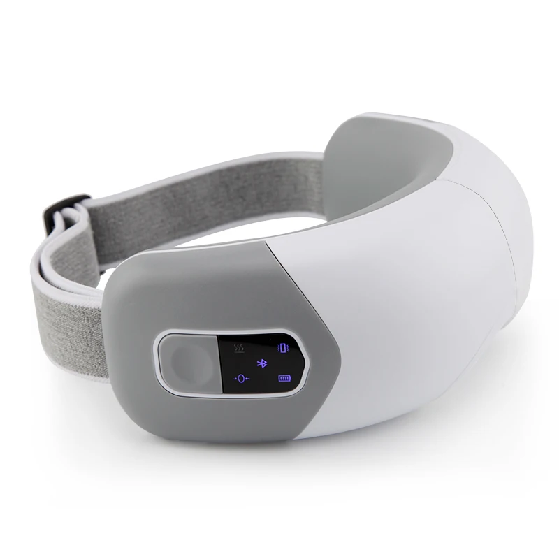 Voice Control Eye Therapy Massager with Compression Vibration 5 Modes Rechargeable Eye Massager Machine