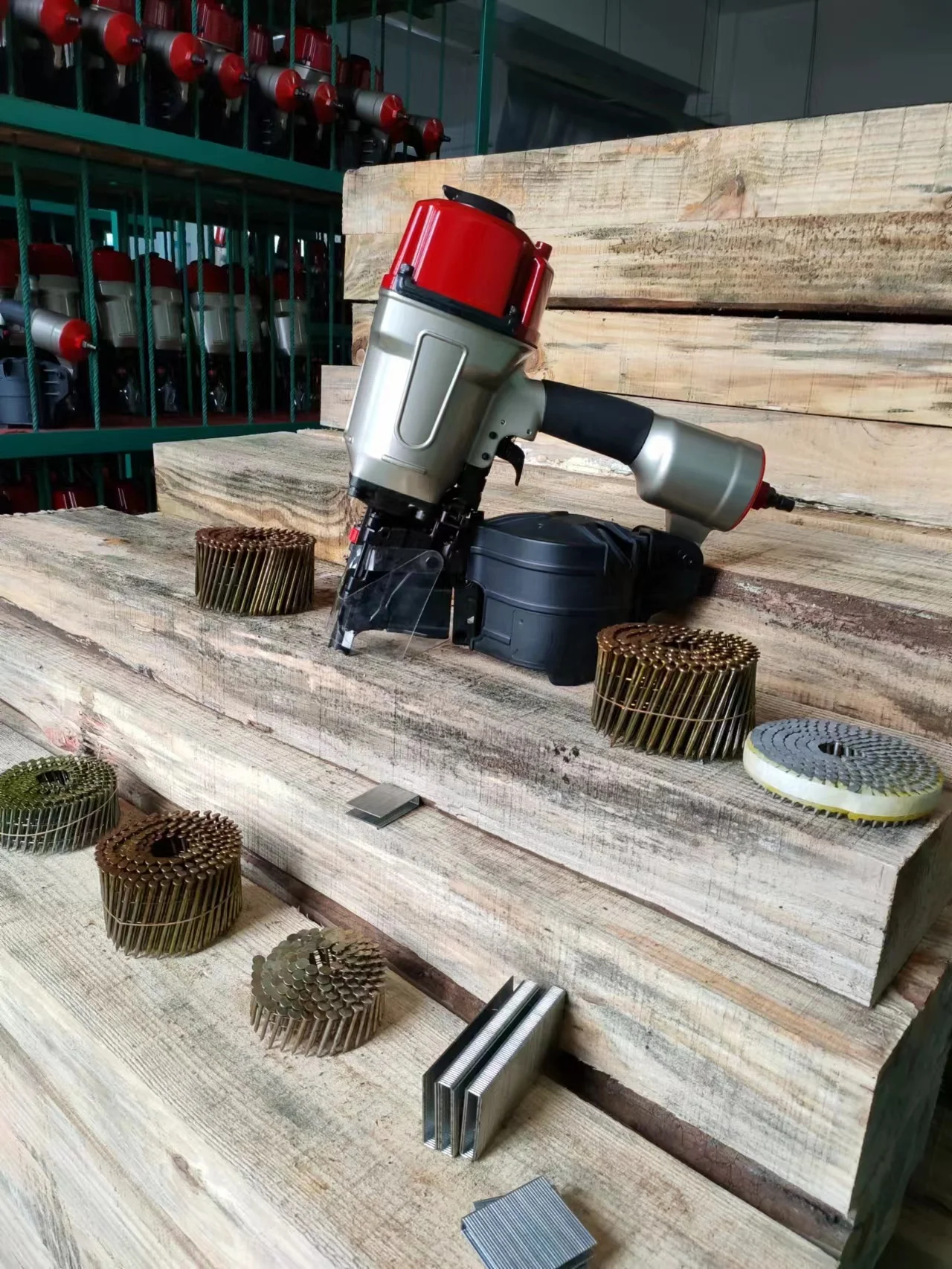 Top quality Factory OEM CN90 max design CN90B industrial framing coil nails guns roofing gun coil pallet woodworking