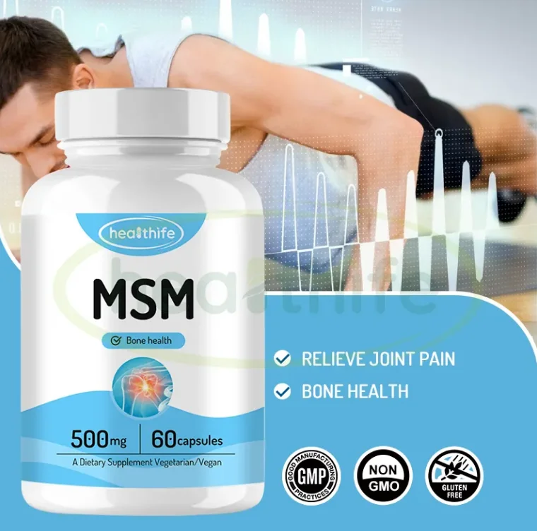 Поставка FocusHerb OEM MSM метилсульфонил метановые капсулы в порошке