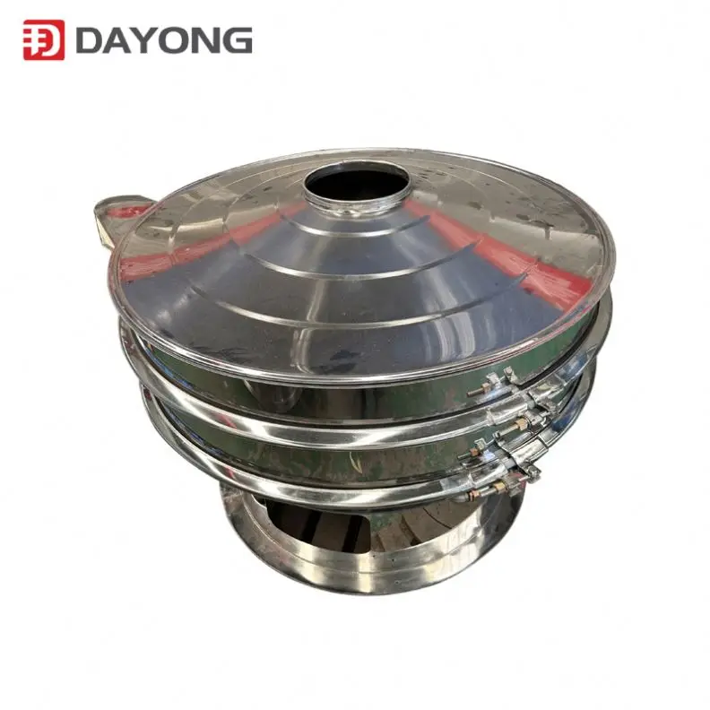 Diameter 1500mm stainless steel egg powder rotary vibrating screen