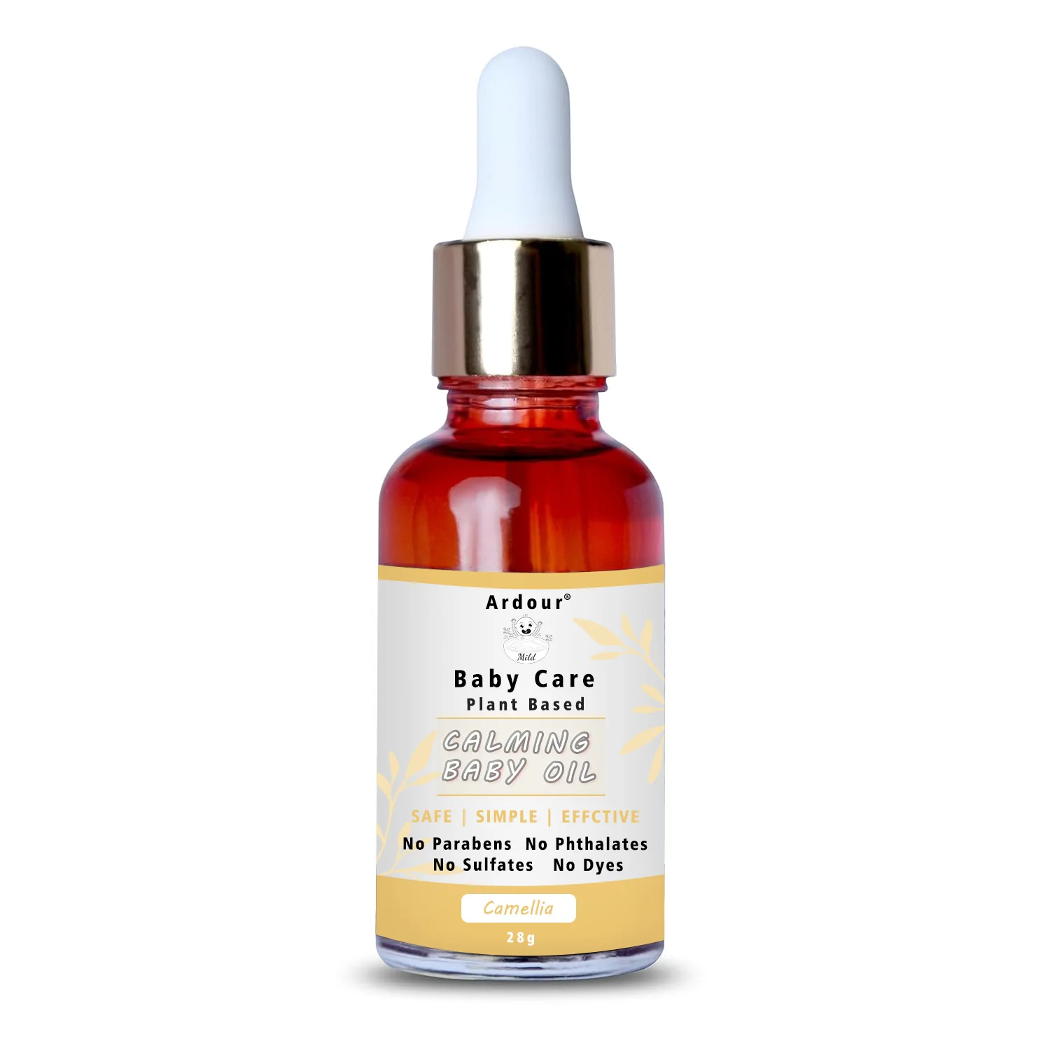 Camellia Baby Hair Growth Oil Organic Baby Oil for Newborn for Baby Hair Bath Body with Natural Coconut Olive Castor Oil