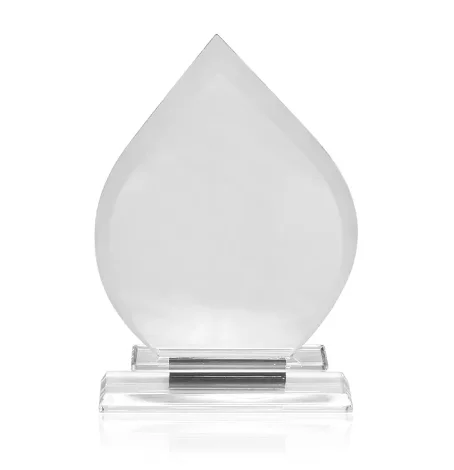 KM New Design Different Shape Sublimation Glass Trophy Blank Crystal Glass Sublimation Crystal Photo Frame For Souvenir