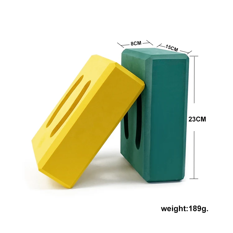 Harbour Wholesale Custom Print Logo High Density EVA Foam Hollow Yoga Block Cube