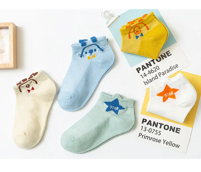 
Summer Wholesale Stylish Custom Design No Show Breathable Mesh Children Socks 