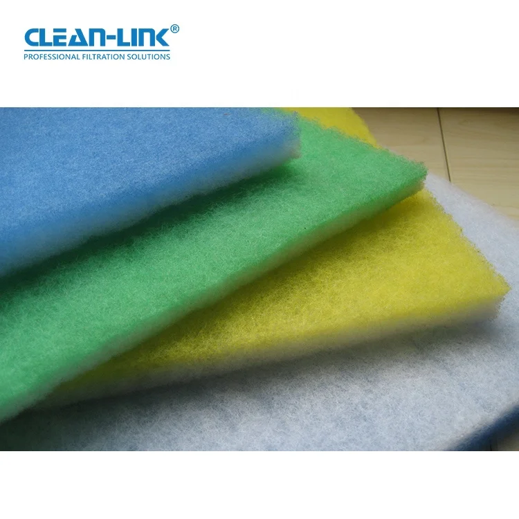 Clean-Link Air Inlet Filter Roll Blue and White Polyester Filter Media/Pre Filter Media