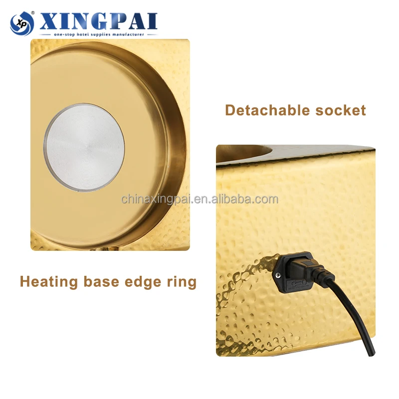 XINGPAI catering equipment hammered stainless steel base electric juice dispenser for sale