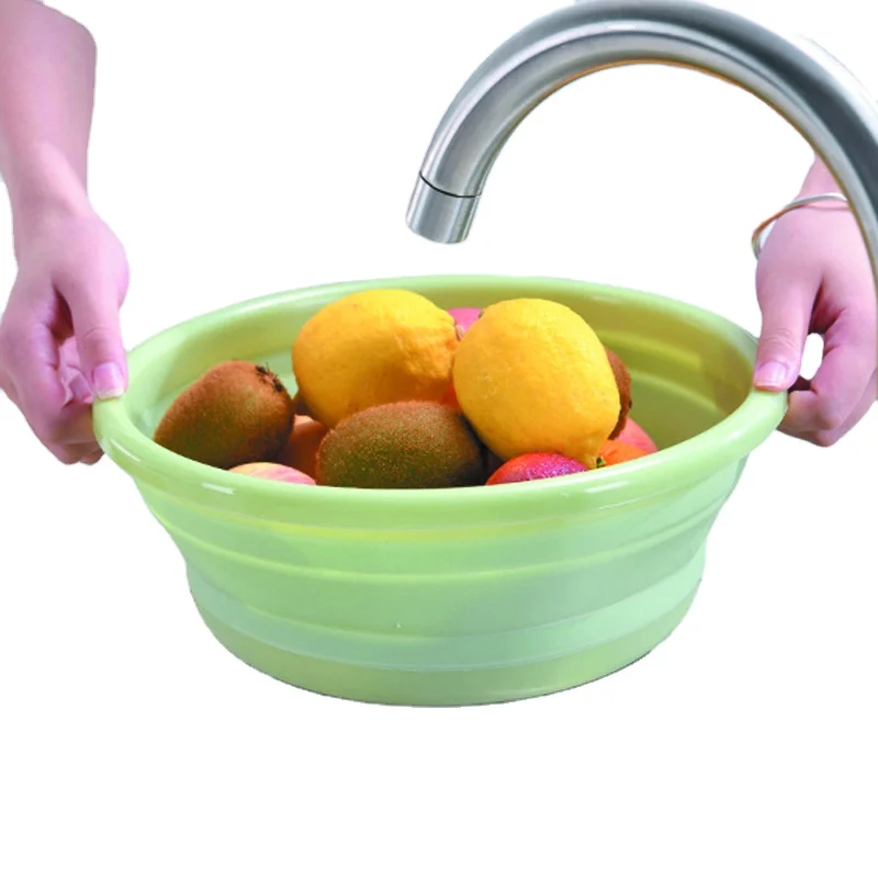 Домашняя настенная портативная Пластиковая Складная детская ванночка для мытья лица