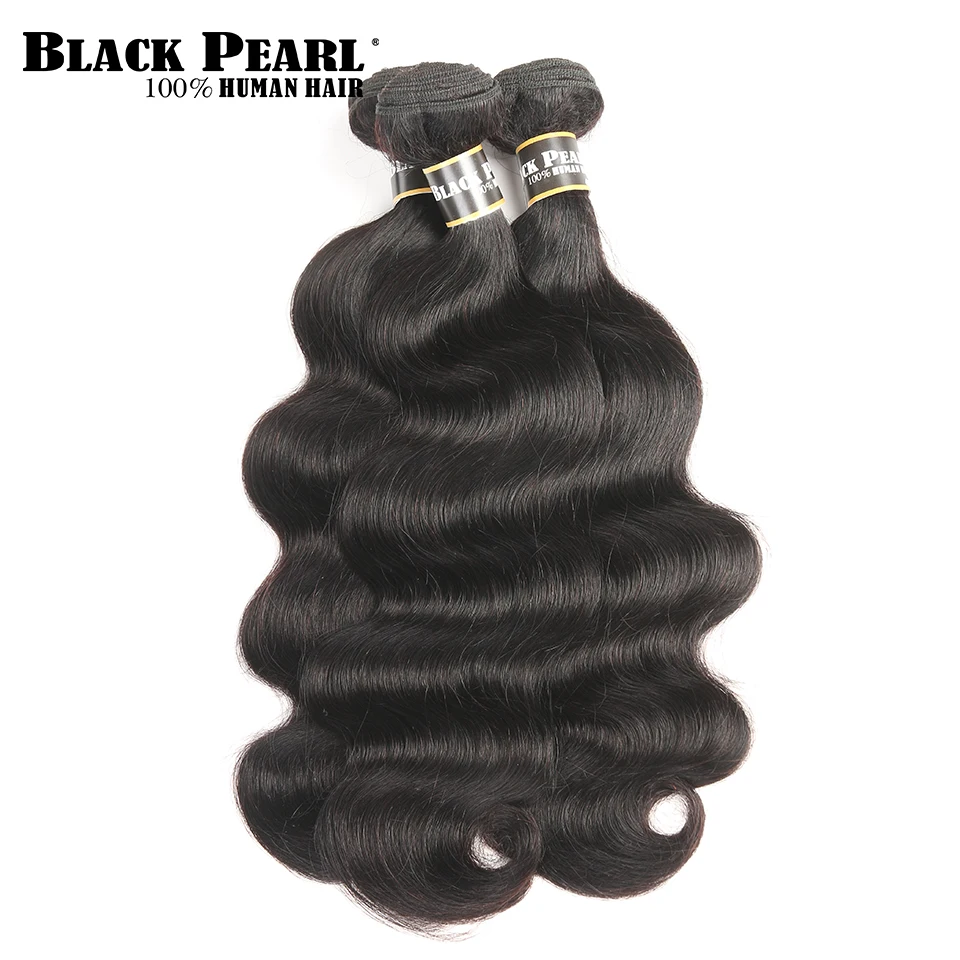 SENSE Black Pearl 8-36 inches Body Wave Bundles With Closure Remy Human Hair 3 Bundles With Closure Brazilian Hair Weave Bundles