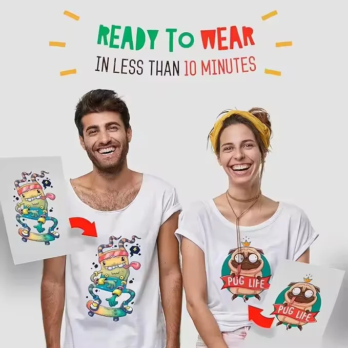 High quality A3 A4 8.5x 11 customizable dark thermal transfer paper inkjet transfer for textile printing gift Cup personalized