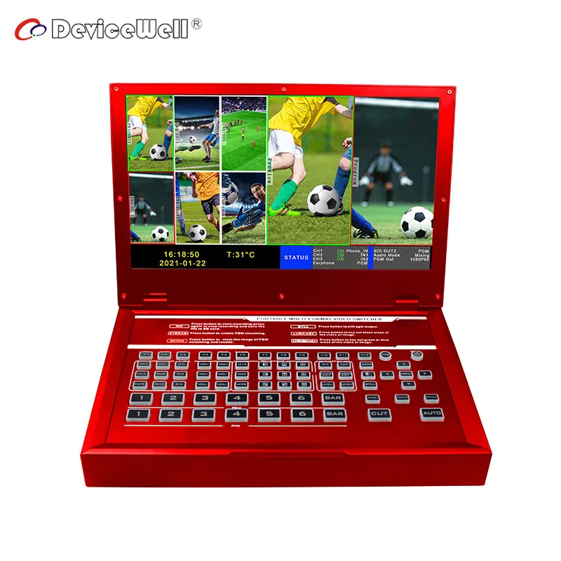 Devicewell HDS9326 6-канальный Многофункциональный коммутатор 6CH hd-матрица видео