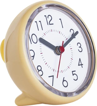 Bathroom Wall Clock Suction Fog-Proof Waterproof Mute Kitchen Bathroom Mini Desk Clock Attached to Refrigerator
