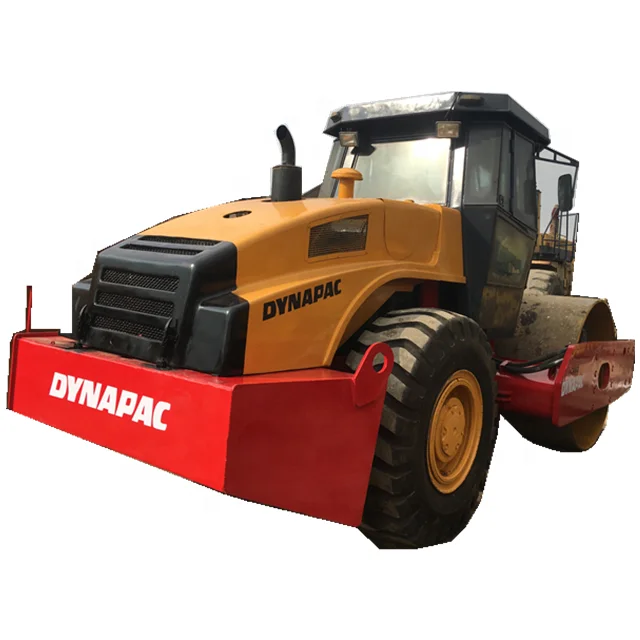 Подержанный однобарабанный дорожный каток Dynapac CA602D в хорошем и чистом состоянии для