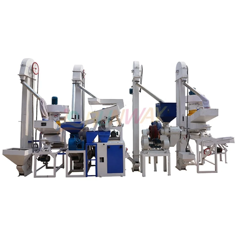 Automatic small rice mill machine with destoner good price for Ghana