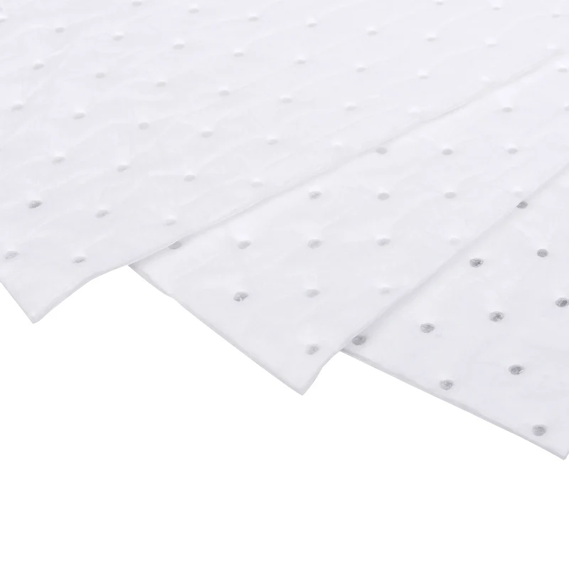 KILINE Non-Woven Fabric Oil Absorbent Pads Heat & Scratch-Resistant Cleaning Cloth for Metal Processing Workshop Wipes