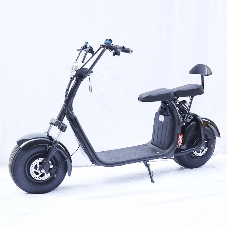 Max Speed 40km/h Wide Tire Electric Scooter Fashionable Citycoco Scooter with Seat
