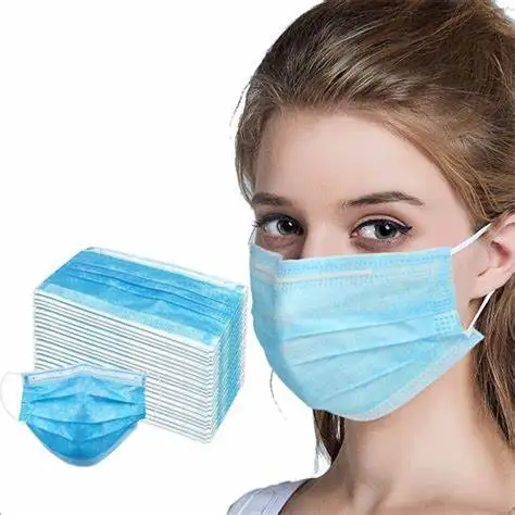 Wholesale 2023 50Pcs FFP2-mask Custom Protective Surgical Maskss Non-woven Facemask 3 Ply Level 3 Medical Disposable Face Mask