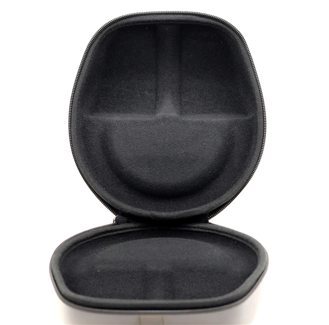 Custom LOGO Hard Shell Headset Case Travel Carrying PU leather EVA Headphone Carrying Case
