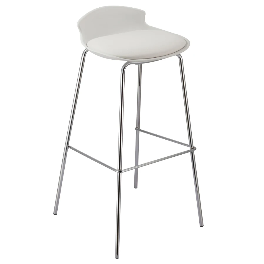 Luxury Cheap Chrome Legs Barstool  standing Metal Bar Stool Chairs