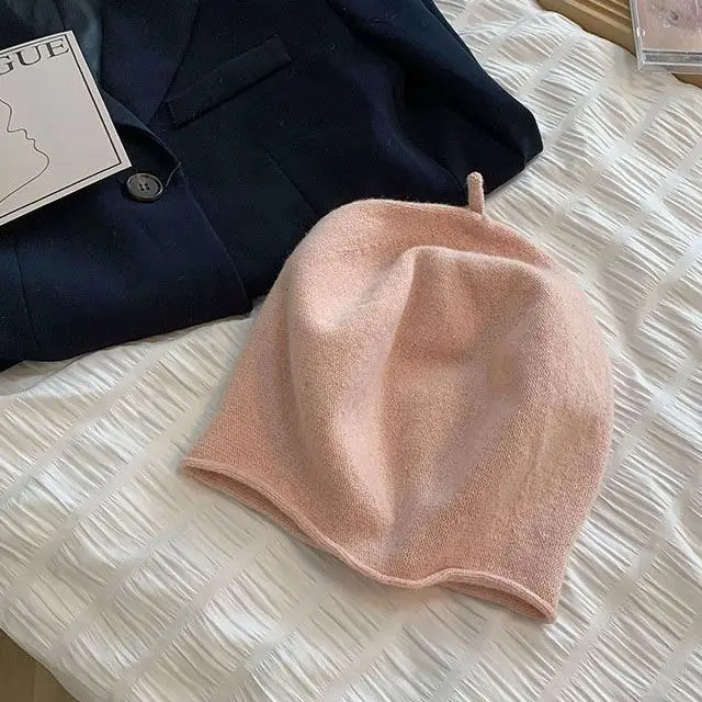 New Fashion Mens Beanie Winter Knit Hat Boy Skullcap Sailor Cap Cuffs Retro Navy Short Hat Solid Color Unisex Autumn Warm Cap