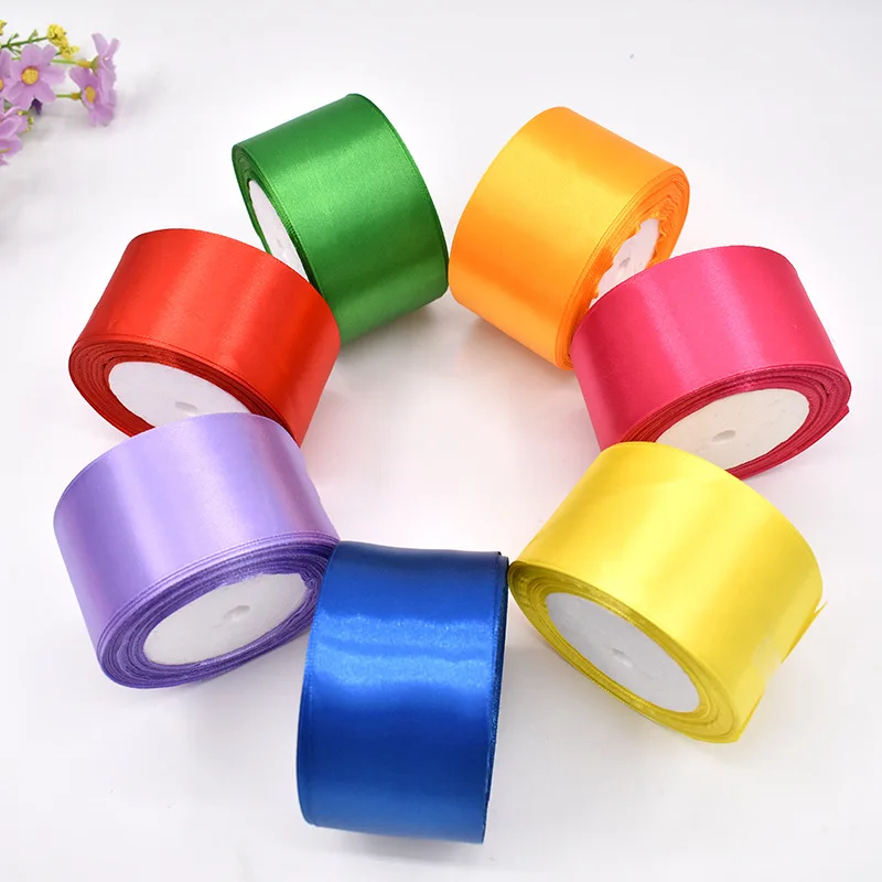 5cm Imported competitive price 2 inch gold custom printer printed magnetic gift box satin ribbon wrapping with logo for craft