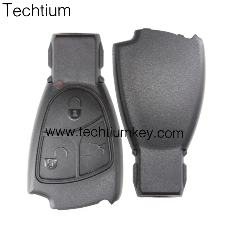 3 button with or without logo smart remote key shell case cover for mercedes benz w204 w211 203 smart remote key