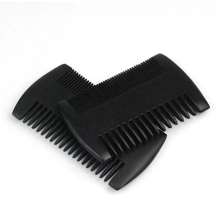 Wholesale Wooden Lice Comb OEM Engraved Logo Black Hair Beard Comb For Home Use
